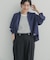 デニム切替ショート丈シャツ 26AW