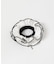 heyep SILK BICOLOR RUFFLE SCRUNCHIE