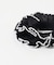 heyep SILK BICOLOR RUFFLE SCRUNCHIE