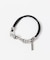 heyep HEART LINK HAIR TIE 3 PIECE SET