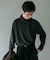 タートルネック スムース ロングスリーブTシャツ