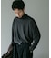 タートルネック スムース ロングスリーブTシャツ