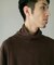 タートルネック スムース ロングスリーブTシャツ