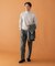 LIFE STYLE TAILOR　マシンウォッシャブルハイゲージモックニット