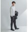 LIFE STYLE TAILOR　マシンウォッシャブルハイゲージモックニット