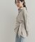 『WEB限定』スカーフ付きピーチ起毛シャツ