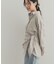 『WEB限定』スカーフ付きピーチ起毛シャツ