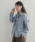 『WEB限定』スカーフ付きピーチ起毛シャツ
