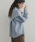 『WEB限定』スカーフ付きピーチ起毛シャツ