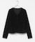 ベロアペプラムトップス