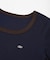 ラウンドネックリブTシャツ