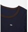 ラウンドネックリブTシャツ