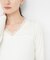 V-NECK LACE RIB TOPS