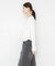 V-NECK LACE RIB TOPS