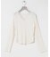 V-NECK LACE RIB TOPS