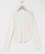 V-NECK LACE RIB TOPS