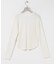 V-NECK LACE RIB TOPS