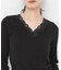 V-NECK LACE RIB TOPS