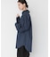 crinkle crinkle crinkle　INDIGO FRILL COLLAR SHIRTS