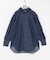 crinkle crinkle crinkle　INDIGO FRILL COLLAR SHIRTS