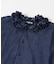crinkle crinkle crinkle　INDIGO FRILL COLLAR SHIRTS