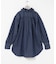 crinkle crinkle crinkle　INDIGO FRILL COLLAR SHIRTS
