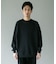 スラブダンボールクルーネックロングスリーブTシャツ