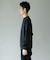 スラブダンボールクルーネックロングスリーブTシャツ