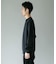 スラブダンボールクルーネックロングスリーブTシャツ