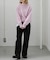 FORK&SPOON　ブラッシュドデニムフレアパンツ