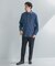 LIFE STYLE TAILOR　ショートワイドデニムライクシャツ