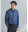 LIFE STYLE TAILOR　ショートワイドデニムライクシャツ