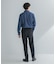 LIFE STYLE TAILOR　ショートワイドデニムライクシャツ