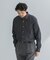 LIFE STYLE TAILOR　ショートワイドデニムライクシャツ