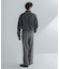 LIFE STYLE TAILOR　ショートワイドデニムライクシャツ