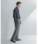 LIFE STYLE TAILOR　ショートワイドデニムライクシャツ