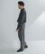 LIFE STYLE TAILOR　ショートワイドデニムライクシャツ