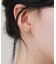ステンレスフレームビジューピアス