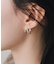 ダブルラインワンタッチフープピアス
