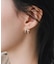 ダブルラインワンタッチフープピアス