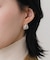 ボリュームツイストラインフープピアス