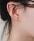 ステンレスオーバルラインプチピアス