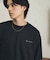 『WEB／一部店舗限定サイズ』シシュウフェイクスエードクルーネックスウェット