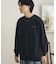 『WEB／一部店舗限定サイズ』シシュウフェイクスエードクルーネックスウェット