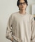 『WEB／一部店舗限定サイズ』シシュウフェイクスエードクルーネックスウェット