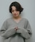 Wool V-Neck Cocoon Knit