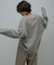Wool V-Neck Cocoon Knit