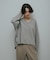 Wool V-Neck Cocoon Knit