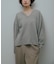 Wool V-Neck Cocoon Knit