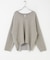 Wool V-Neck Cocoon Knit
